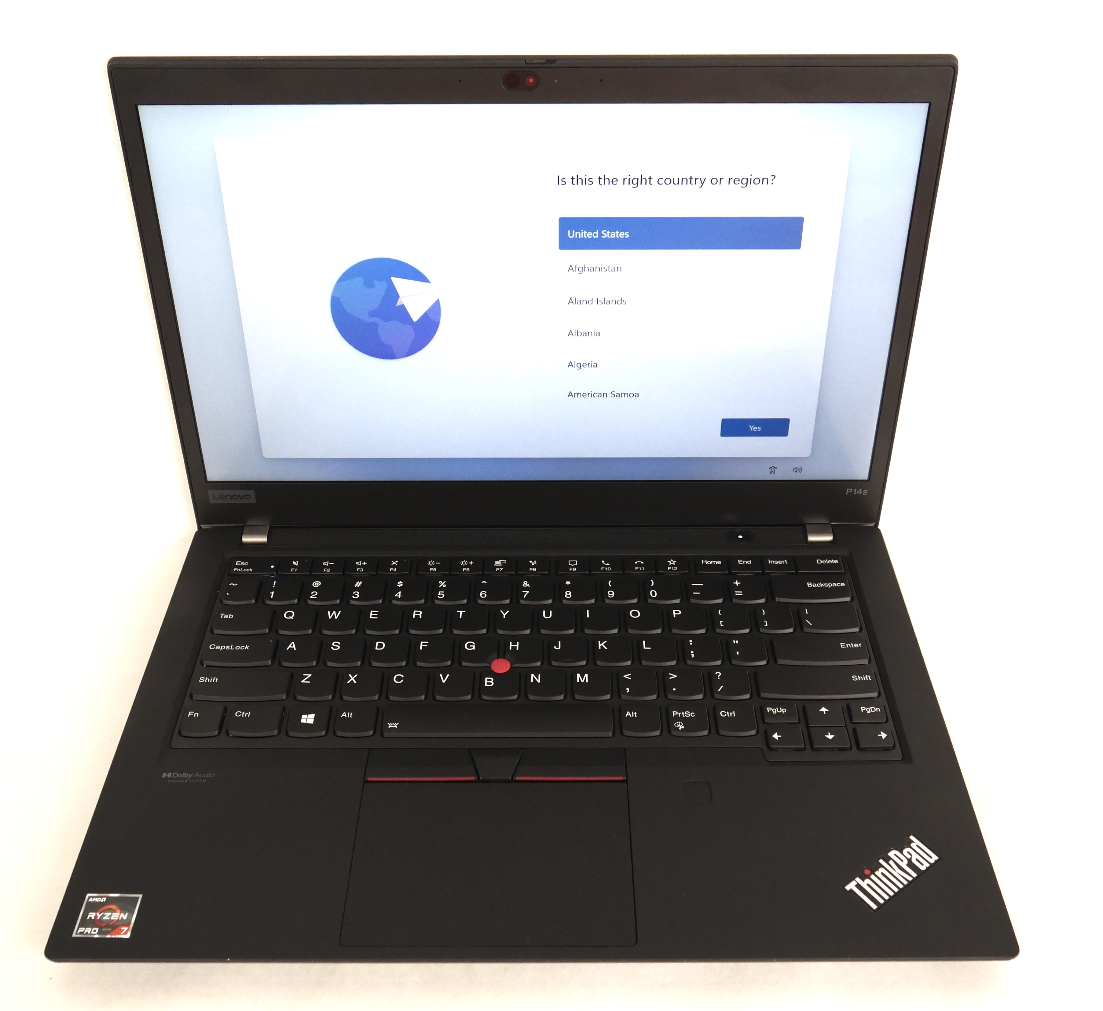 Lenovo ThinkPad P14s Gen 2a Ryzen 7 Pro 5850U 1.90GHz 256GB 16GB